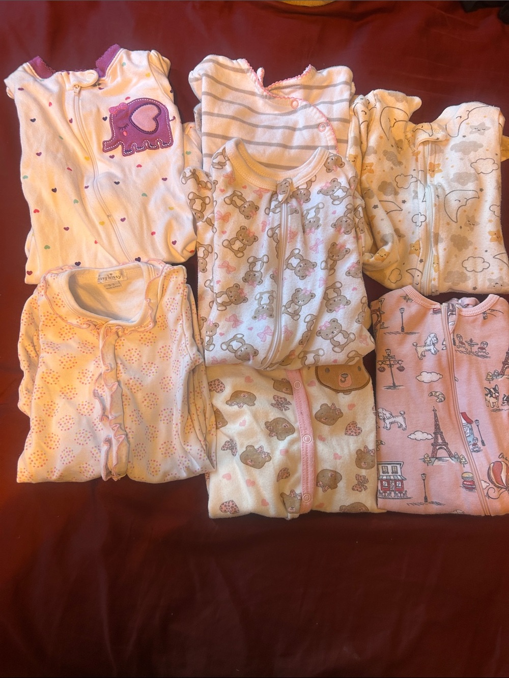 Baby Sleep Sack Bundle in Pink & Cream - Soft Zip-Front Sleepers